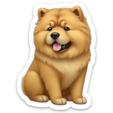 Chow chow sticker