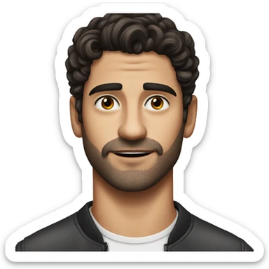 Manu Rios Fernandez Spanish Actor from Elite sticker