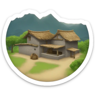 Estufa de leña sticker