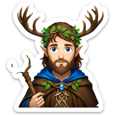 Forest Wizard sticker