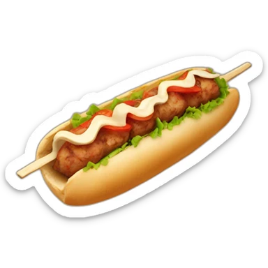 kebab durum sticker