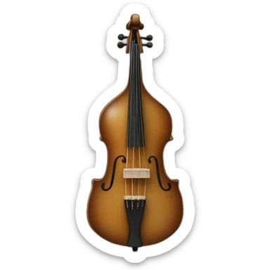 Erlandskian Big Bass Waglakaihk String Instrument Ethnic sticker