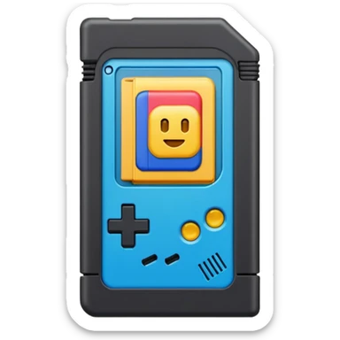 game cartridge sticker