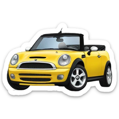 Mini cooper cabriolet sticker