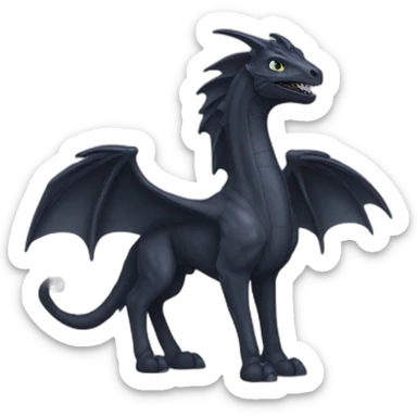 Thestral sticker