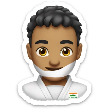 judo athlete, india
 sticker