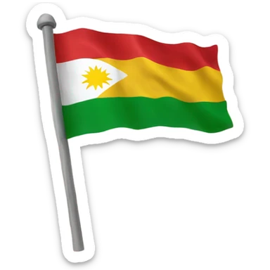 Kurdistan flag emoji sticker