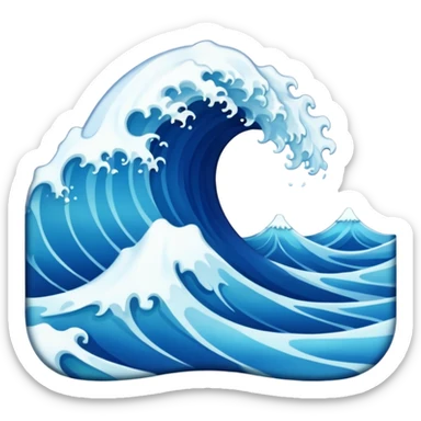 Wave sticker