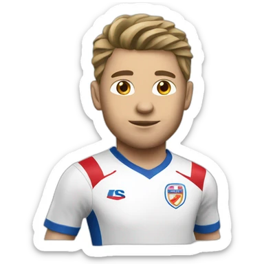 hamburg soccer player defender sticker