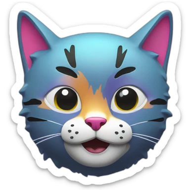 meow wolf denver sticker