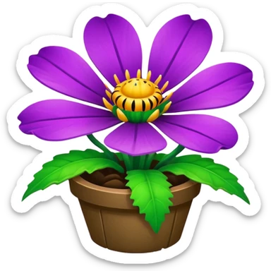carnivour flower sticker