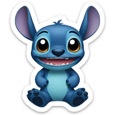 Stitch sticker