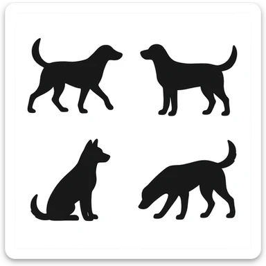 general style, no faces or snouts, variation 3 sticker