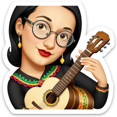 Mariachi Musician sticker