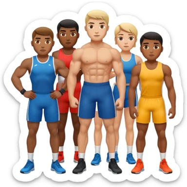 4 HYROX ATHLETES sticker