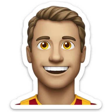 Smile man, let the Galatasaray flag reflect in your eyes sticker