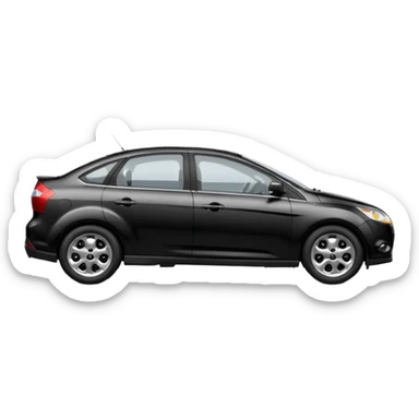 2011 black ford focus sticker
