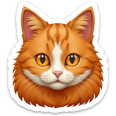 cat with star eyes sticker