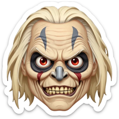 mad max fury road bad guy Immortan Joe face sticker