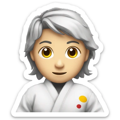 Judoka sticker