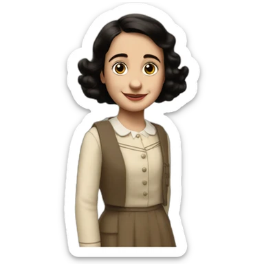 anne frank mix whith thomas the tank train sticker