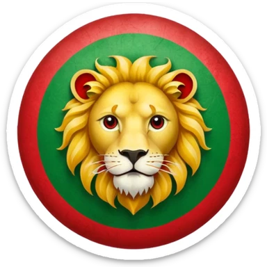 Iran sun and lion flag 🇮🇷 sticker