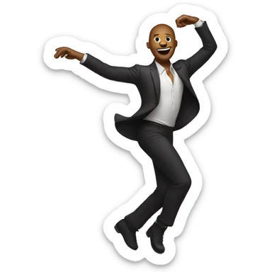 dancing man sticker