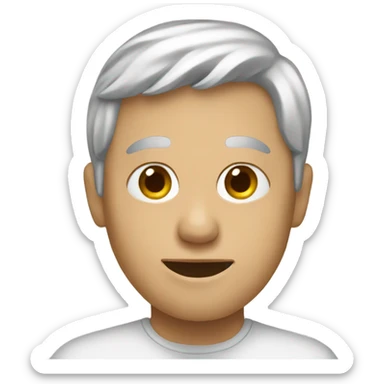 person drawing sticker