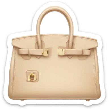 Beige Birkin sticker