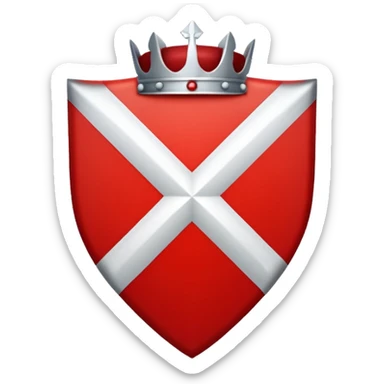 the red cross of the knights templar sticker