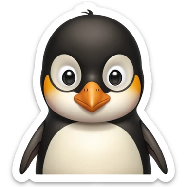 bombastic side eyeing penguin suspicious  sticker
