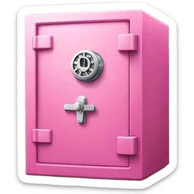 Pink Safe  sticker