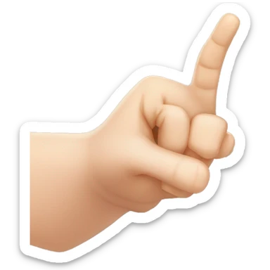 Hunger games 3 fingers up thumb and pinky down salute sticker