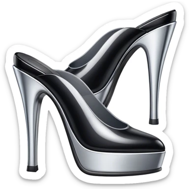 Cyber truck with high heels sticker