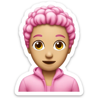 chismas pink sticker