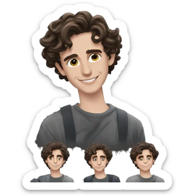 Timothée Chalamet sticker