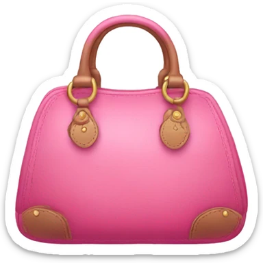 Pink purse sticker