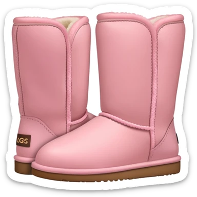 Light pink uggs sticker