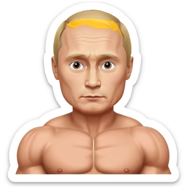 putin-with-muscle sticker