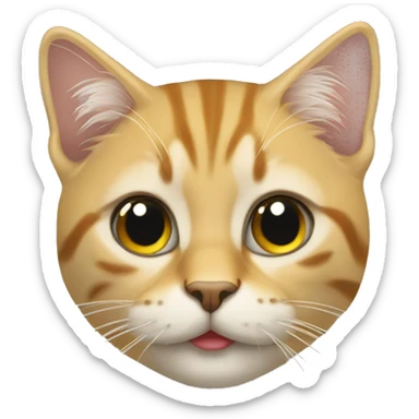 Кот в горошек  sticker