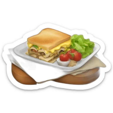 Lunch sticker