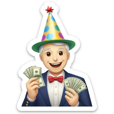 🤪  💰  🥳 sticker