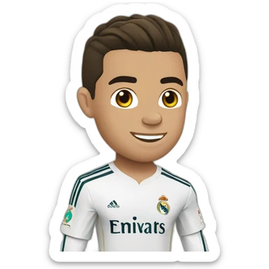 Cristiano ronaldo real madrid sticker
