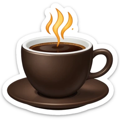 Une Tasse de cafe expresso sticker