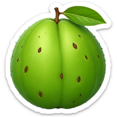Guava fruit sticker