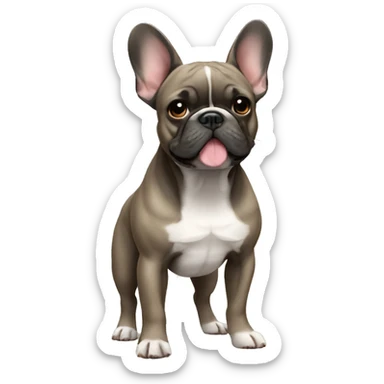 French Bulldog Dog Breed Full Body sticker