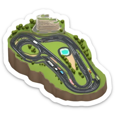 Circuit de Monaco f1 sticker