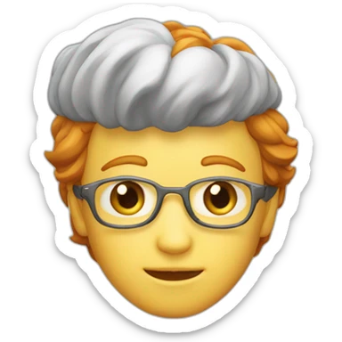 chat tout roux sticker