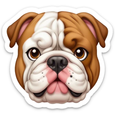 English bulldog sticker
