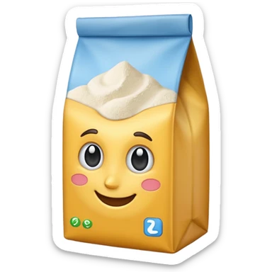 flour package sticker